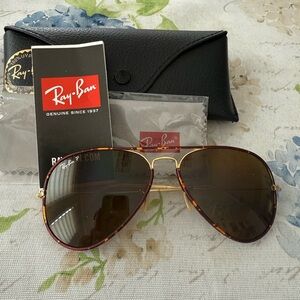 Ray-Ban Polarized Tortoise Shell Sunglasses